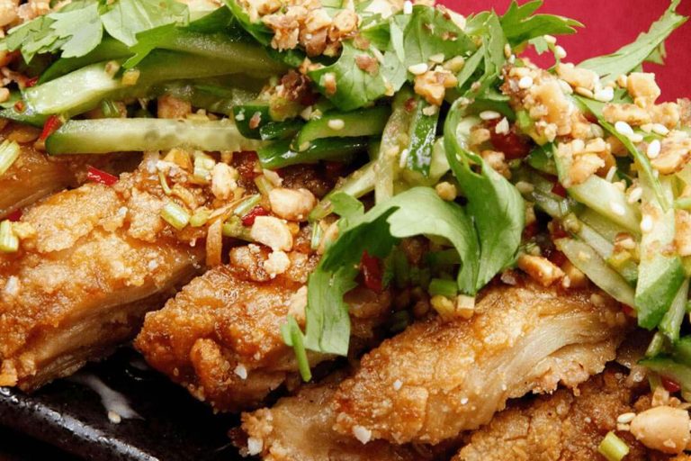 新春料理?不一樣泰式椒麻G(蛋奶素)｜New year cuisine?Vegetarian Thai Fried "Gicken"(Vegetarian)｜觀音山蔬食館｜龍德上師